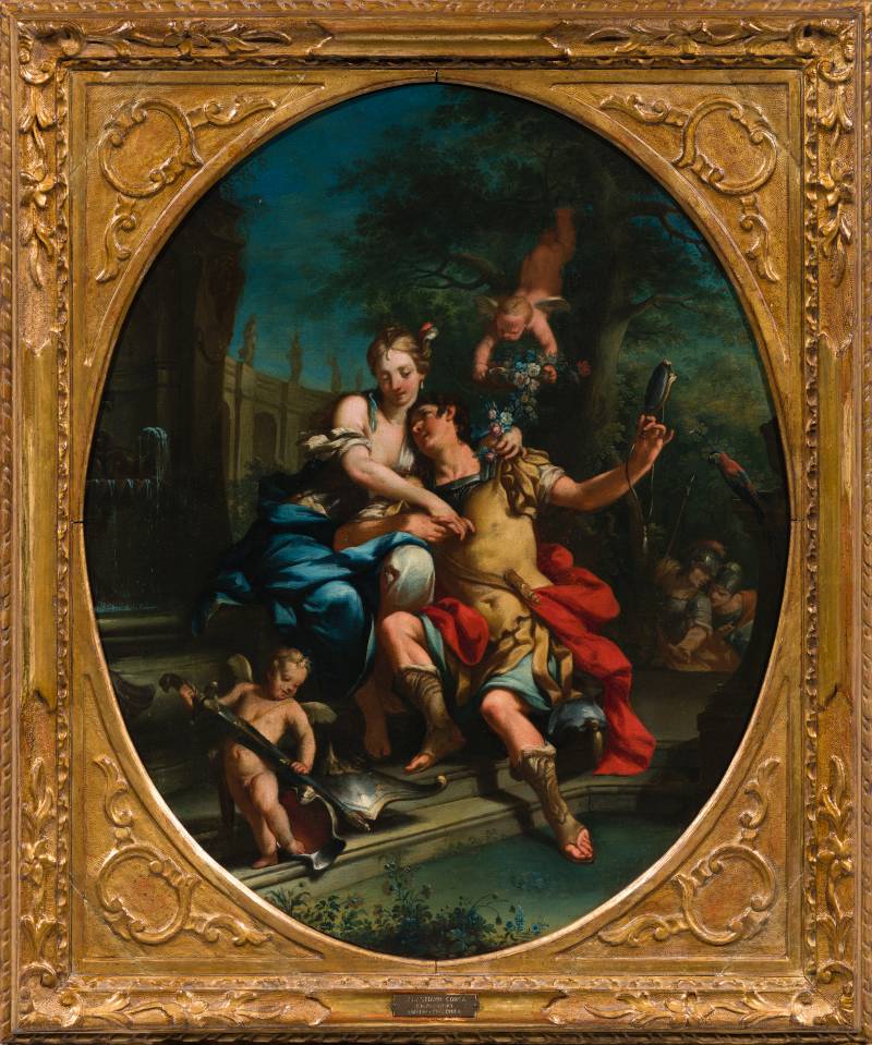 Ciro Maria Paris Porroni (Bologna, 1704 – 1784), Rinaldo nel giardino di Armida (1730-1750 c.)