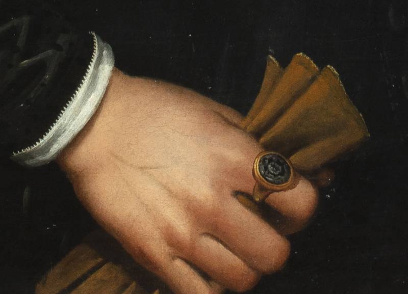 Bartolomeo Passerotti (Bologna, 1529 – Roma, 1592), Autoritratto in abiti da cavaliere