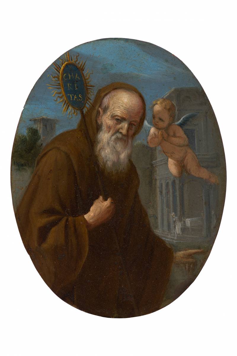 Pier Francesco Cittadini  (Milano, 1616 – Bologna, 1618), San Francesco di Paola, Santa Teresa d’Avila e Sant’Agostino   