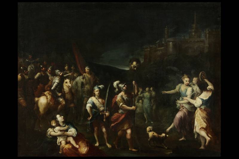 Antonio Gionima  (Venezia, 1697 – Bologna, 1732), Il trionfo di Davide