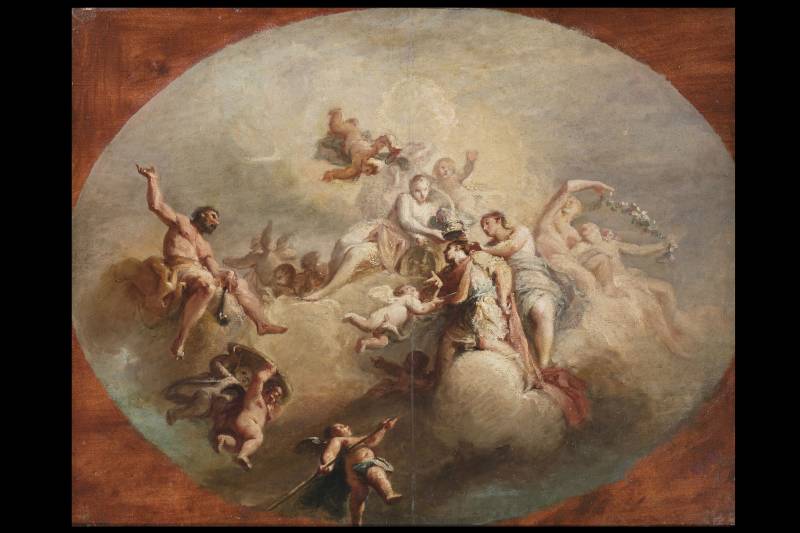 Giuseppe Marchesi (Bologna, 1699 – 1771), Bozzetto allegorico