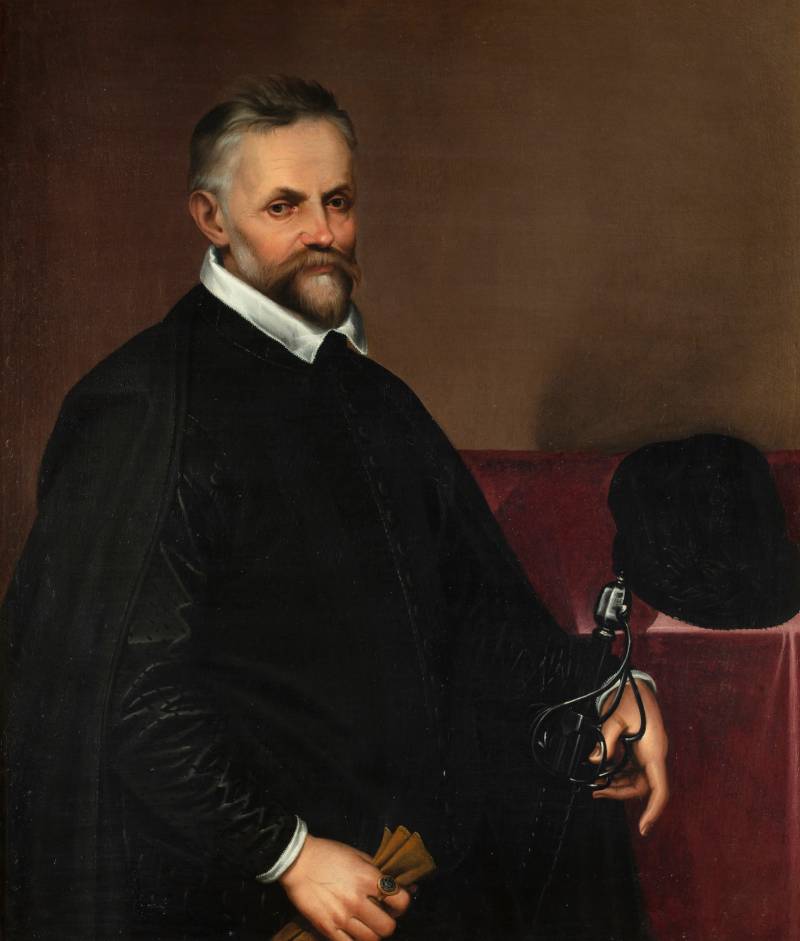 Bartolomeo Passerotti (Bologna, 1529 – Roma, 1592), Autoritratto in abiti da cavaliere